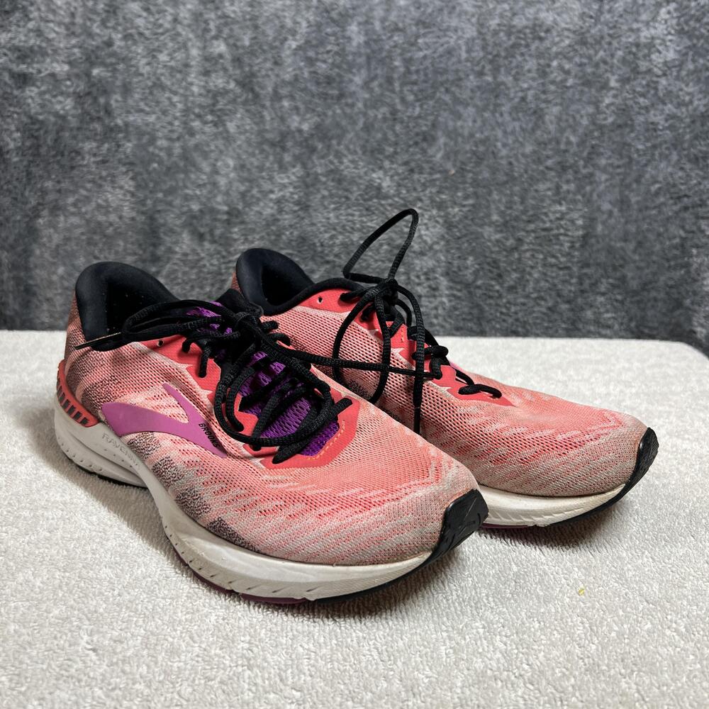Brooks Womens Ravenna 1202861B615 Pink Running Shoes Sneakers Size 8 B